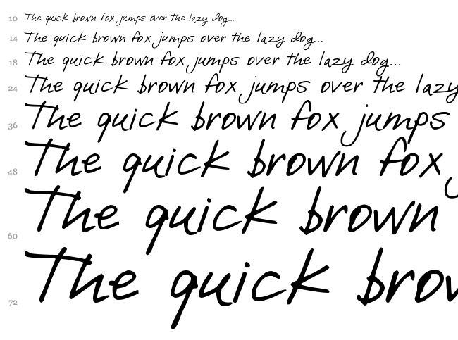 DJB I Love Me Some Brook font waterfall